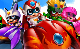 Happy Superhero Racing