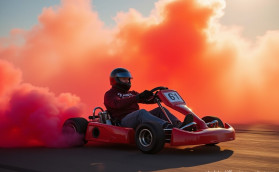 Red Kart Racer